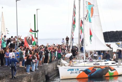 La nueva flotilla a Gaza denuncia ataques de Israel a sus barcos en aguas internacionales