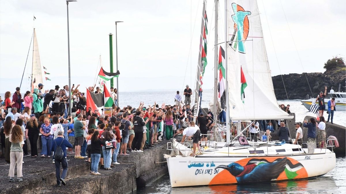 La nueva flotilla a Gaza denuncia ataques de Israel a sus barcos en aguas internacionales
