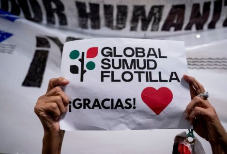 La detenida por morder a una funcionaria, única española de la flotilla que permanece en Israel