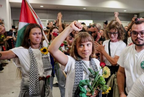 Thunberg minimiza los «maltratos» israelíes a activistas y pide centrarse en el «genocidio»