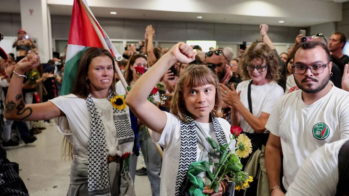 Thunberg minimiza los «maltratos» israelíes a activistas y pide centrarse en el «genocidio»