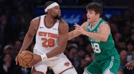 Hugo González debuta a lo grande en la NBA con los Celtics en el Madison Square Garden