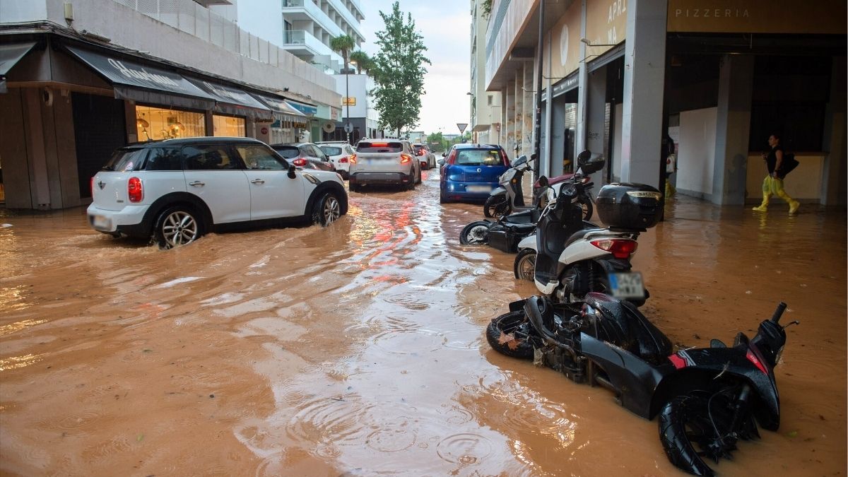 Las «extraordinarias» precipitaciones en Ibiza y Formentera dejan récords históricos