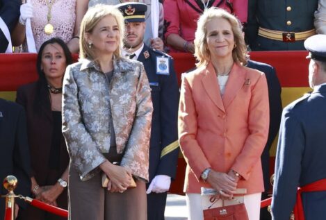 Por qué han reaparecido juntas las infantas en Torrejón: Cristina y Elena se adelantan al 12-O
