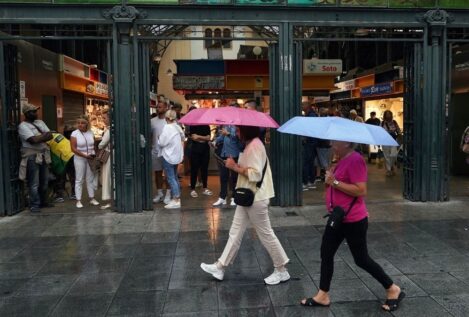 Lluvias y tormentas activan los avisos en 13 provincias, con cuatro en nivel naranja