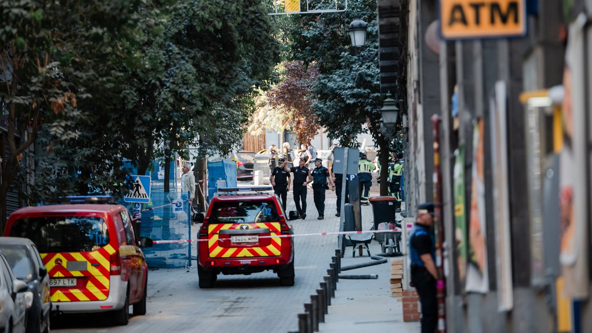 Abren diligencias para investigar el derrumbe del edificio en obras del centro de Madrid