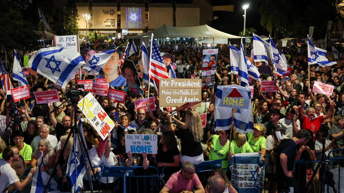 Unas 400.000 personas celebran en Tel Aviv el acuerdo de liberación de los rehenes