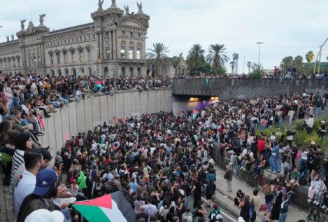 Instalan un 'Campamento Palestina' en Barcelona en apoyo a la Flotilla
