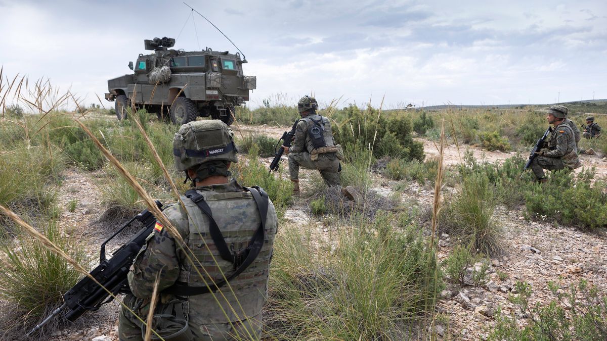 Heridos cinco militares al volcar un vehículo en unas maniobras en Chinchilla (Albacete)