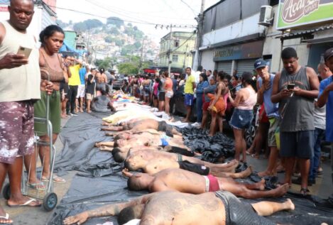 Suben a 132 los muertos en la redada contra el narcotráfico en una favela de Río de Janeiro