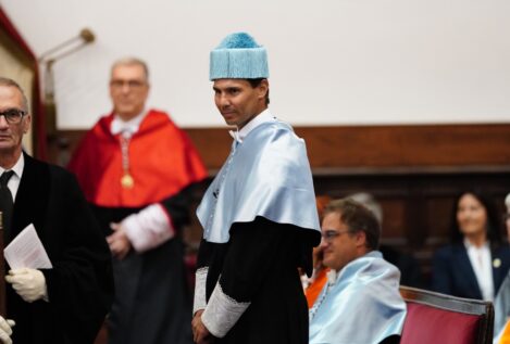 Rafa Nadal, primer deportista doctor 'honoris causa' de la Universidad de Salamanca