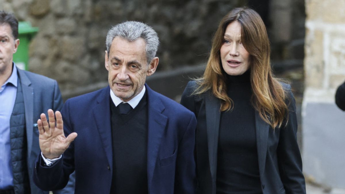El ‘adiós’ familiar de Nicolás Sarkozy: un último beso, la manifestación y el apoyo de su exmujer