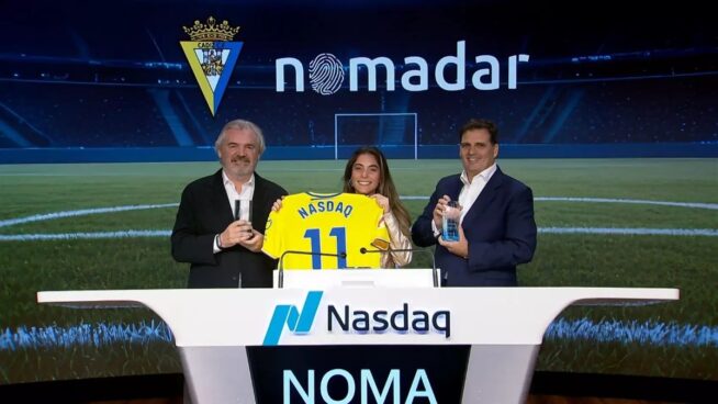 El Cádiz empieza a cotizar en el Nasdaq con su filial Nomadar y sus acciones se disparan