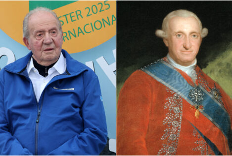 El parecido del rey Juan Carlos con Carlos IV, su tatarabuelo bondadoso que tuvo poco mando