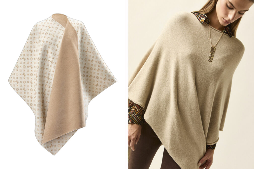 LOUIS VUITTON Capa con estampado multilogo. (PVP: 1.750€) // ALL SAINT Diseño en tono crudo. (PVP: 39.95€)