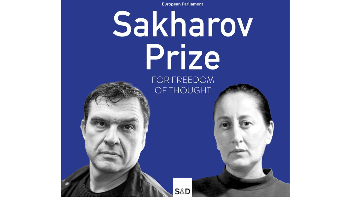 La Eurocámara premia con el Sájarov a dos periodistas presos en Bielorrusia y Georgia