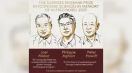 Joel Mokyr, Philippe Aghion y Peter Howitt, Premio Nobel de Economía 2025