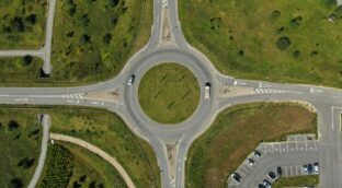 Llega a Burgos la rotonda holandesa que cambiará la forma de circular en bici