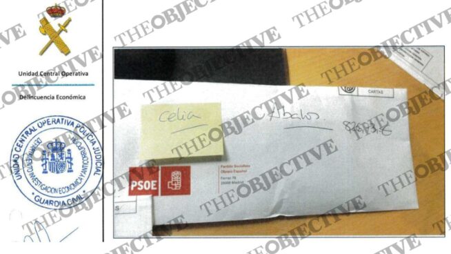 El sobre de Ábalos descubierto por la UCO no figura en la contabilidad entregada por el PSOE