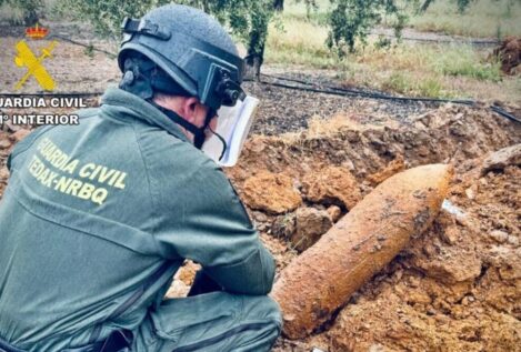 La Guardia Civil ha detonado más de 8.000 artefactos de la Guerra Civil en la última década