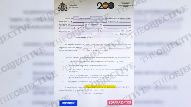 La 'treta' con la que Interior elimina miles de delitos de las estadísticas policiales