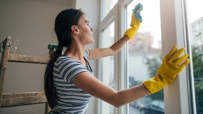 Mi tía es limpiadora y este es su truco para limpiar las ventanas sin subirse a la escalera