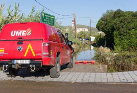 Defensa despliega la UME en Ibiza ante la solicitud de Baleares por las lluvias torrenciales