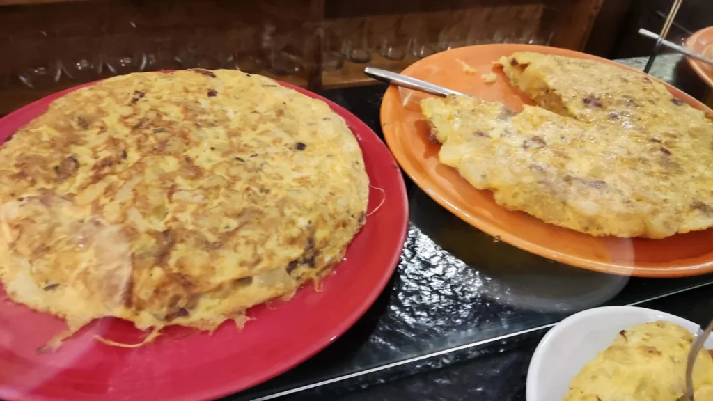 Las tortillas de patata del Bar Ciaboga, San Sebastián. Bar Ciaboga
