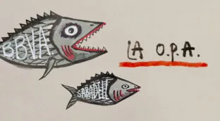 La viñeta animada sobre… la opa BBVA-Sabadell