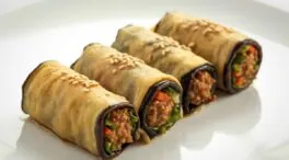 'Wrap' de berenjena: una cena sana y económica por menos de cinco euros