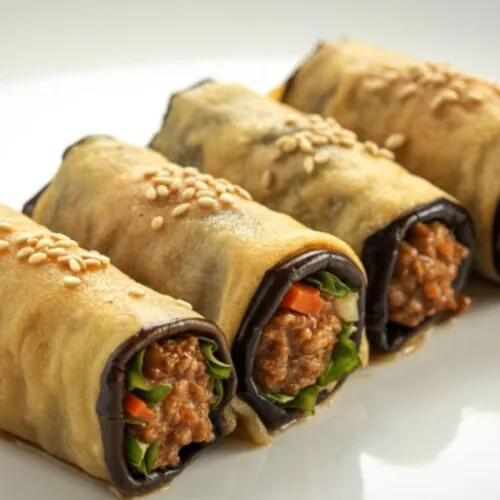 'Wrap' de berenjena