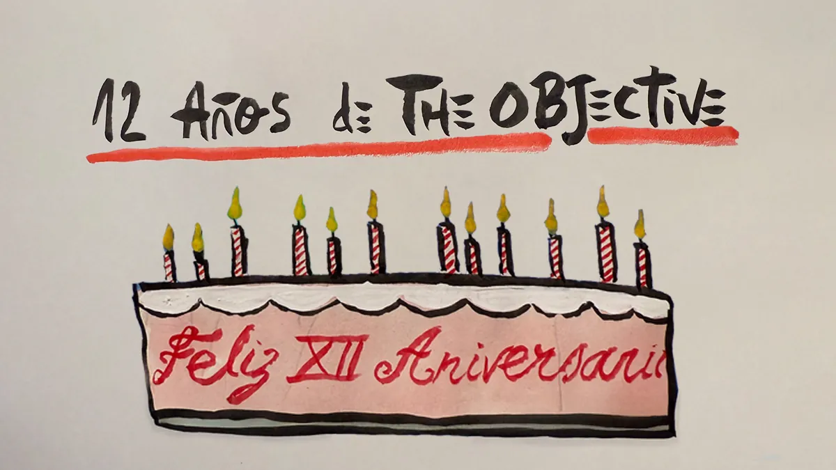 La viñeta animada sobre... el aniversario de THE OBJECTIVE