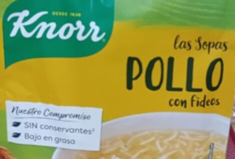 Alerta sanitaria: encuentran metales y caucho en esta sopa preparada del supermercado