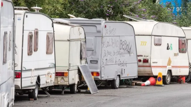 Herido un hombre por disparos en un aparcamiento de caravanas de Málaga