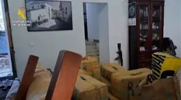 Cuatro detenidos en una 'guardería' con 1.400 kilos de hachís en la desembocadura del Guadalquivir