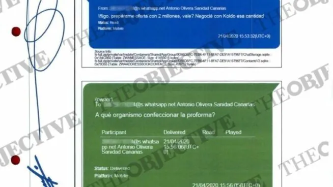 El 'número dos' de Torres en Canarias: «Prepara dos millones. Negocié con Koldo esa cantidad»