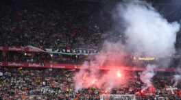 El Gobierno vasco se gastó 7.000 euros en ikurriñas para el partido de Palestina