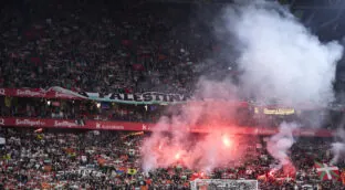 El Gobierno vasco se gastó 7.000 euros en ikurriñas para el partido de Palestina