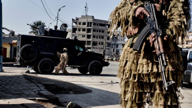 Las FDS anuncian el derribo de dos drones presuntos del Estado Islámico