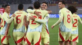España vence a Georgia y pone un pie y medio en el Mundial