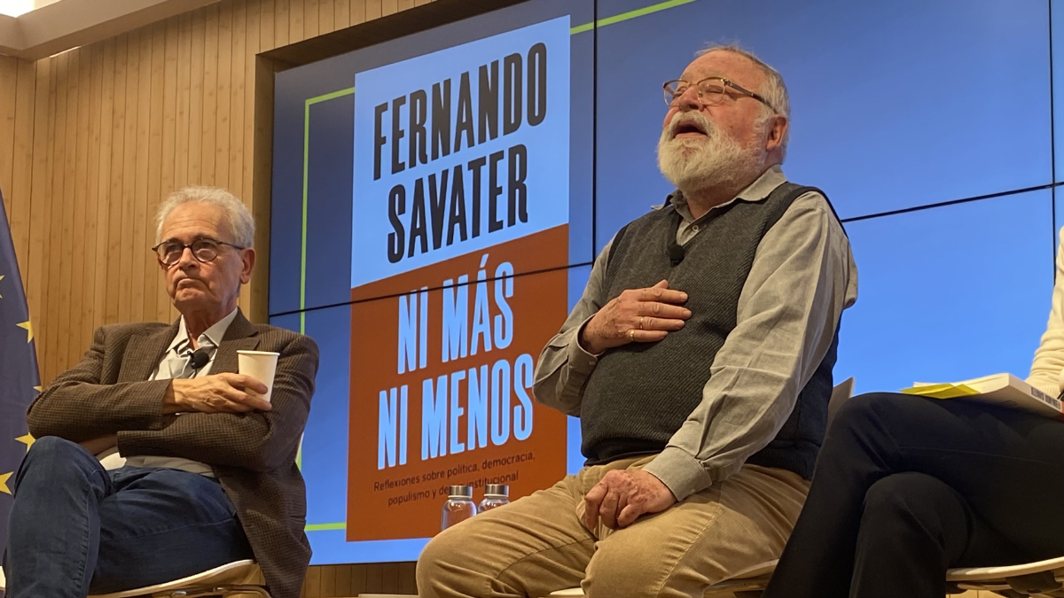 Presentación del nuevo libro de Fernando Savater 'Ni más ni menos'