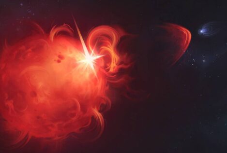Observan por primera vez una explosión gigante en una estrella distinta al Sol