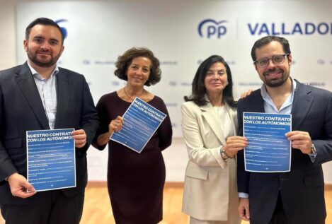 El PP de Valladolid presenta el contrato de autónomos de Feijóo para impulsar a 34.202 profesionales