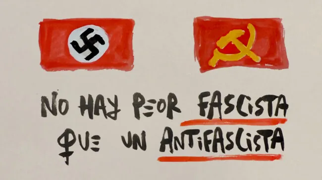 La viñeta animada sobre... fascistas