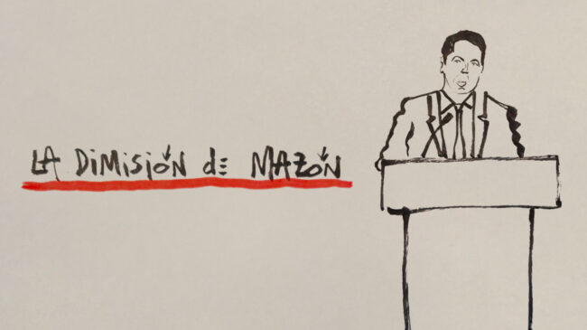 La viñeta animada sobre... la dimisión de Mazón