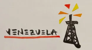 La viñeta animada sobre... Venezuela