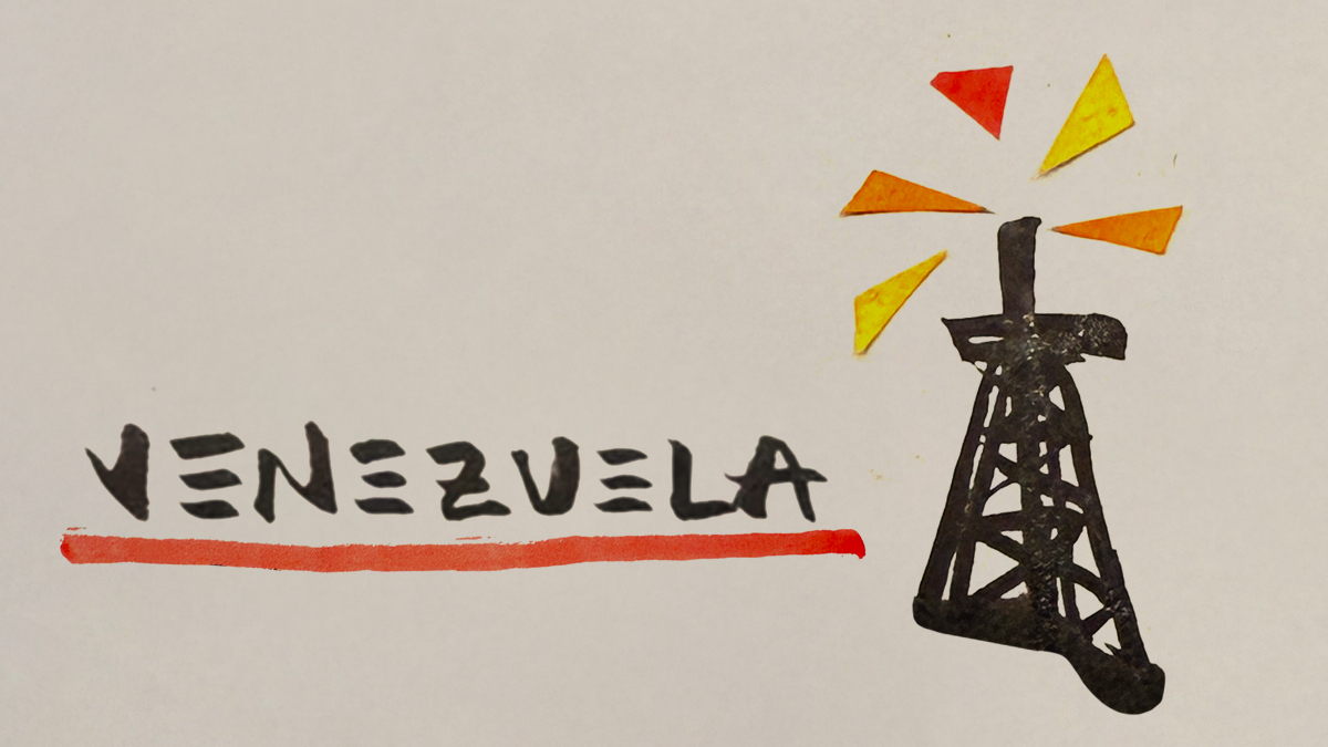 La viñeta animada sobre... Venezuela