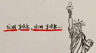 La viñeta sobre... New York, New York