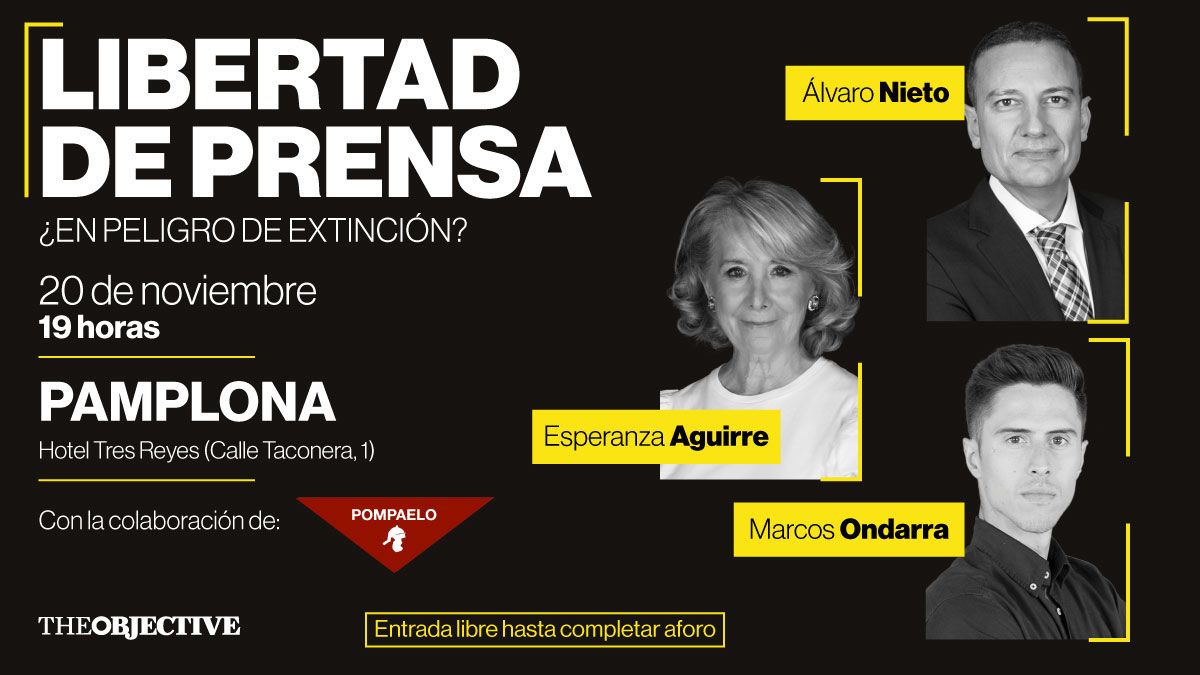 THE OBJECTIVE celebra en Pamplona un foro de debate sobre la libertad de prensa