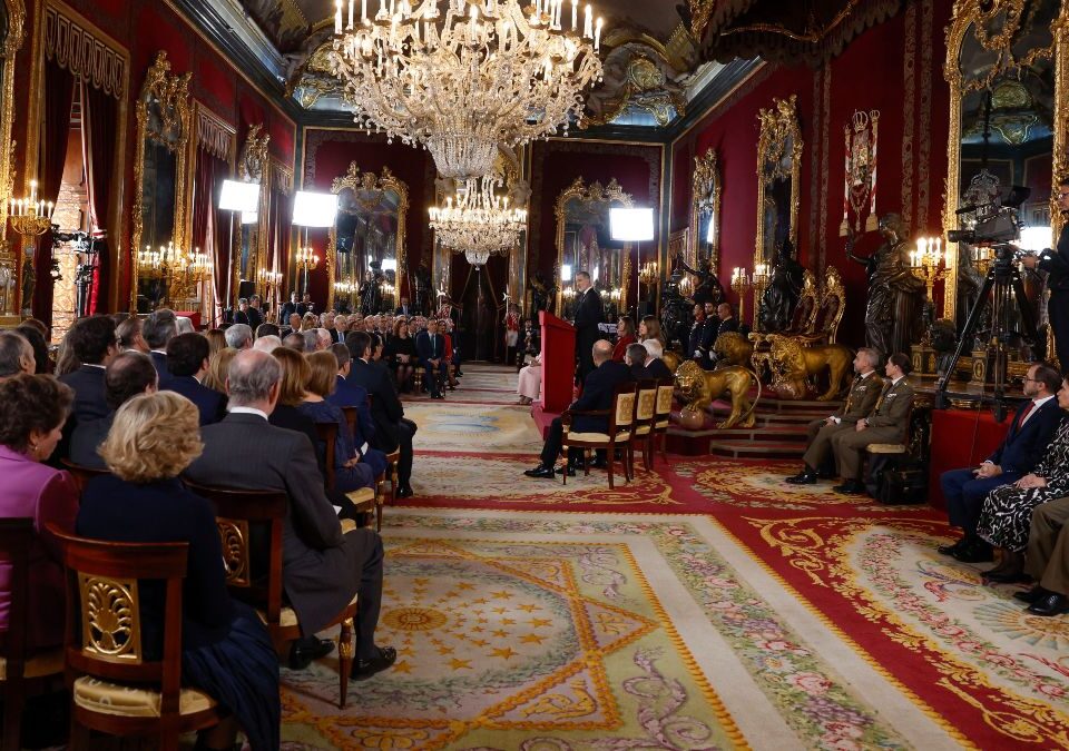 El acto central del 50 aniversario de la restauración de la monarquía en España, en imágenes